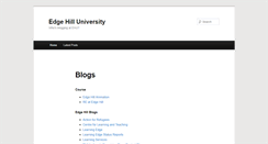 Desktop Screenshot of blogs.edgehill.ac.uk