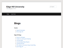 Tablet Screenshot of blogs.edgehill.ac.uk
